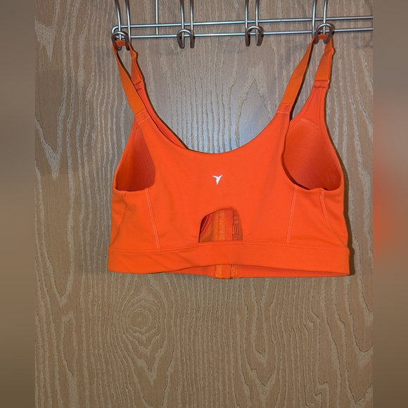 Old Navy Active Front Zip Coral Sports Bra 34D - Picture 3 of 8